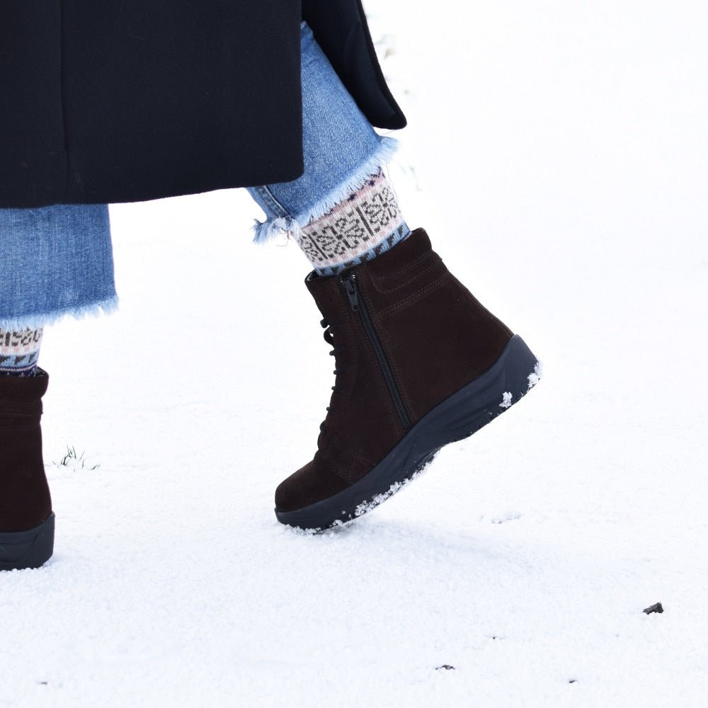 Minfot Pigsko Lima Ruskind Uld Brun