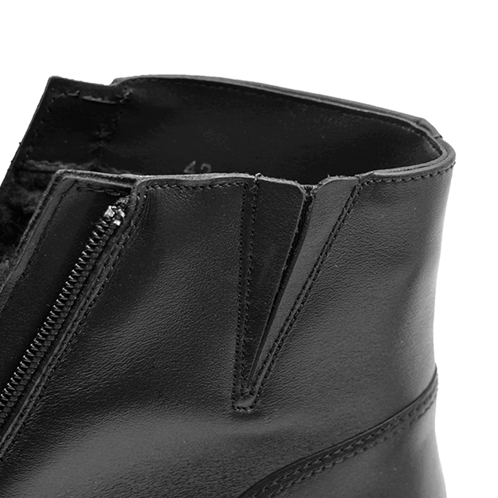 Produktbild 9 - Minfot Aaltonen Vinter Boots Grip+ Virmo Bred Skinn Ull Svart
