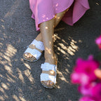 Minfot Softstep Sandaler Dame Biosandal 2-remme Softstep Hvid