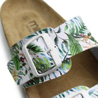 Minfot Softstep Sandaler Dame Bio 2-remme Tropical Glow Hvid