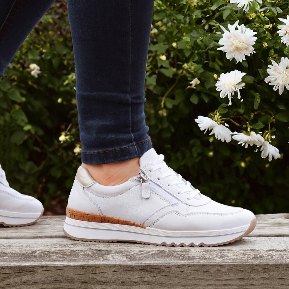 Produktbild 2 - Minfot Alley Sneaker Stretch med dragkedja Vit