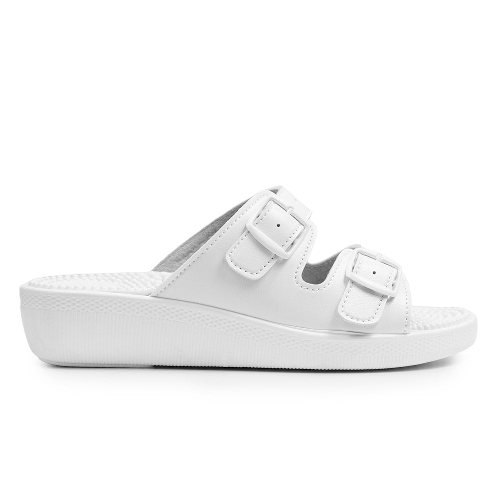 Minfot Massage Sandaler Dame Hvid