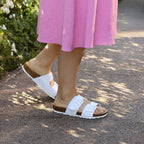 Minfot Softstep Sandaler Dame Biosandal 2-remme Softstep Hvid