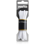 Springyard Snørebånd Flat Elastic White