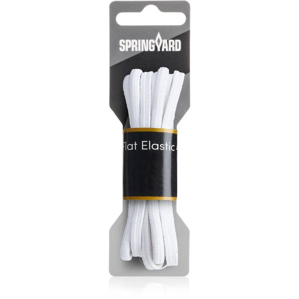 Produktbild 2 - Springyard Skosnören Flat Elastic White