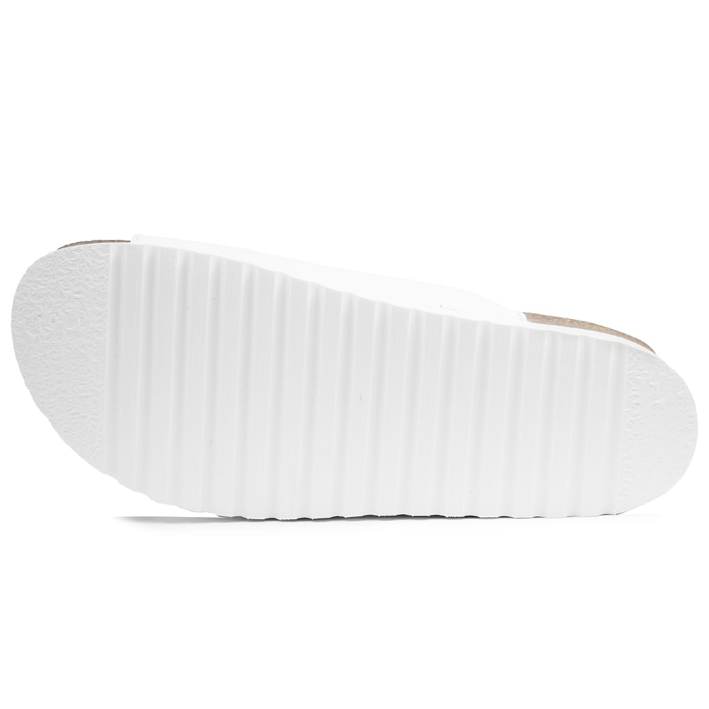 Minfot Sandal Blød Bio Dame Nappa Hvid 