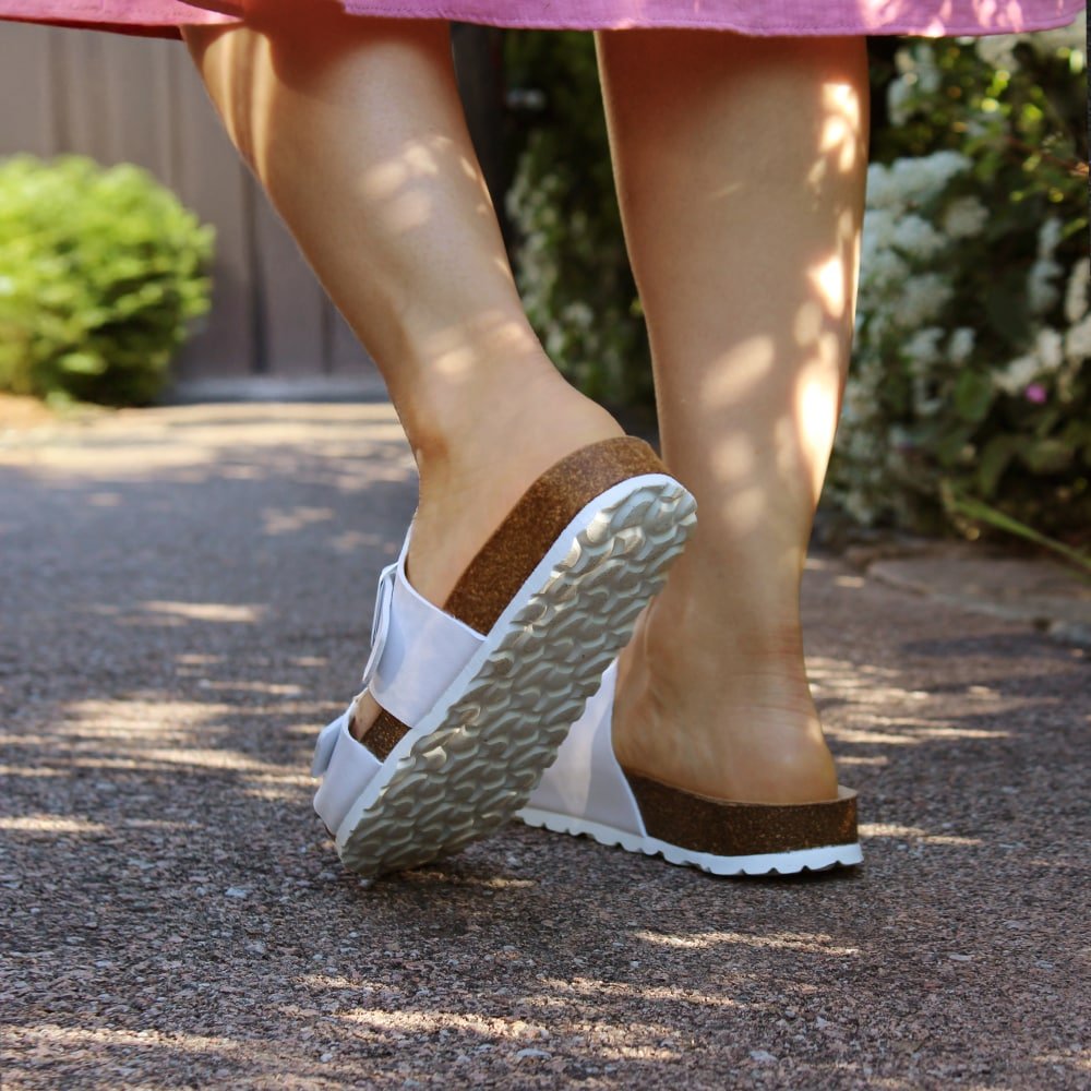 Minfot Softstep Sandaler Dame Biosandal 2-remme Softstep Hvid