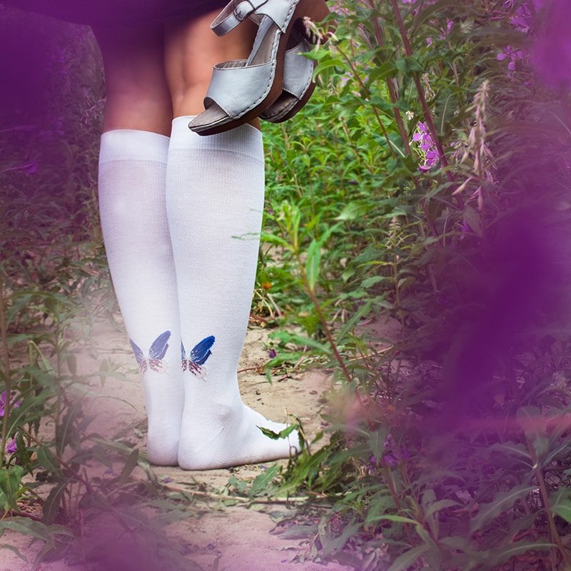 Produktbild 11 - Minfot Flawless Støttestrømper Eco Colibri 3-pak