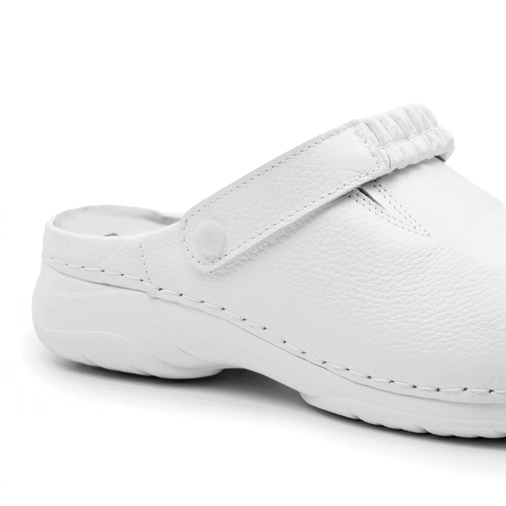 Minfot Arbejdssko Tøffel Blød Hvid