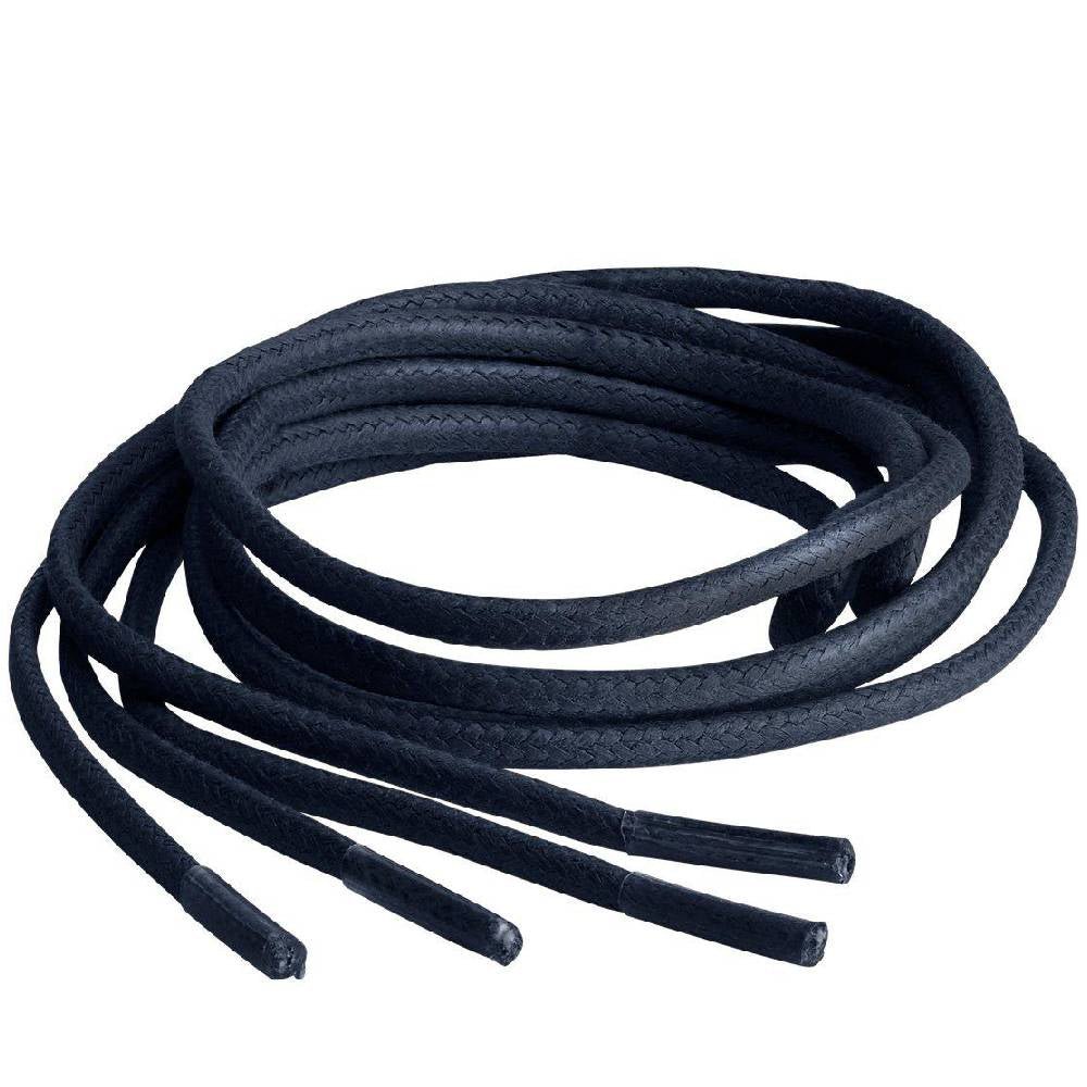 Springyard Snørebånd Round Wax Navy