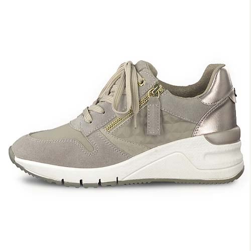 Brug for Følg os Plante Tamaris Pure Relax Sneakers Taupe Combo
